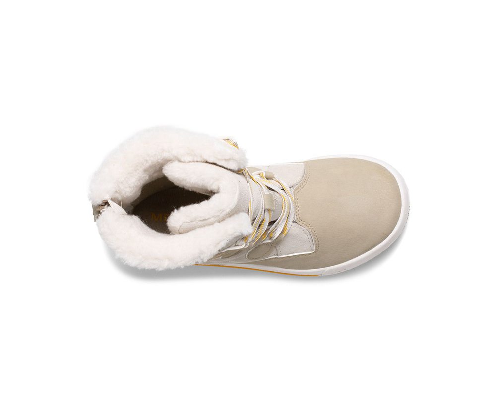 Merrell Boots Beige - Heidi Waterproof - Kids 73WYRUPFK